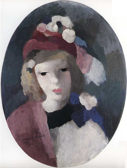 Jeune Femme En Buste (1927) — マリー・ローランサン