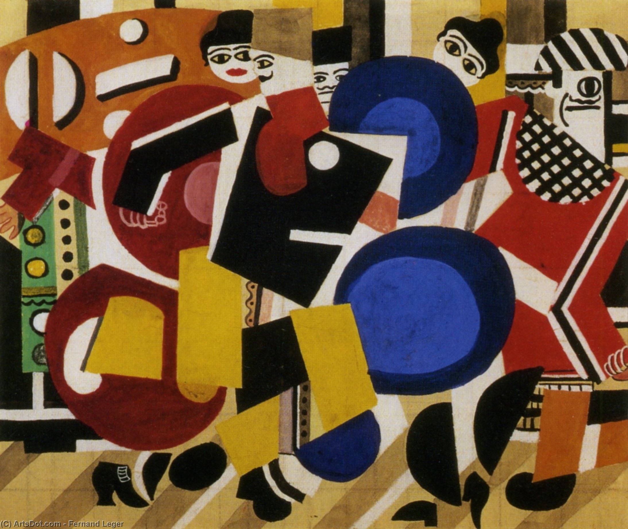 Skating Rink Drawing Of The Curtain Of Scene — Фернан Леже