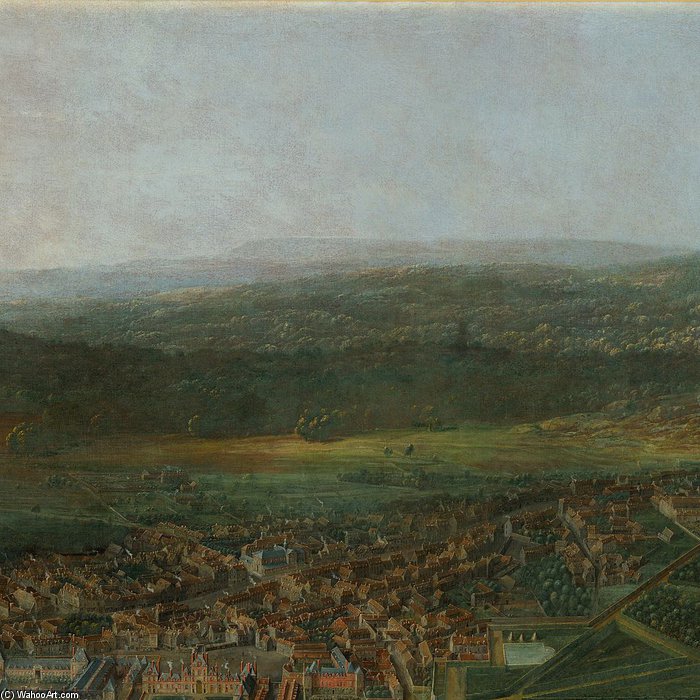 Vue Du Chateau De Fontainebleau (8) — Pierre Denis Martin (dit Martin Le Jeune)