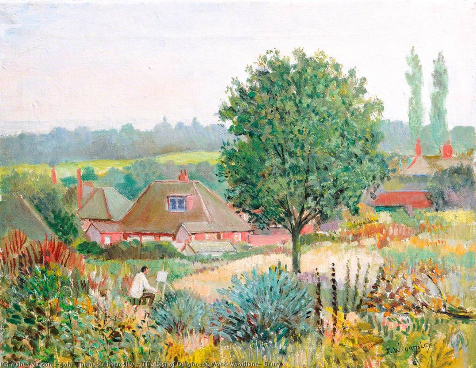 The Last Of Dinghouse Wood Woodlane, Drury — John Thomas Whormsley