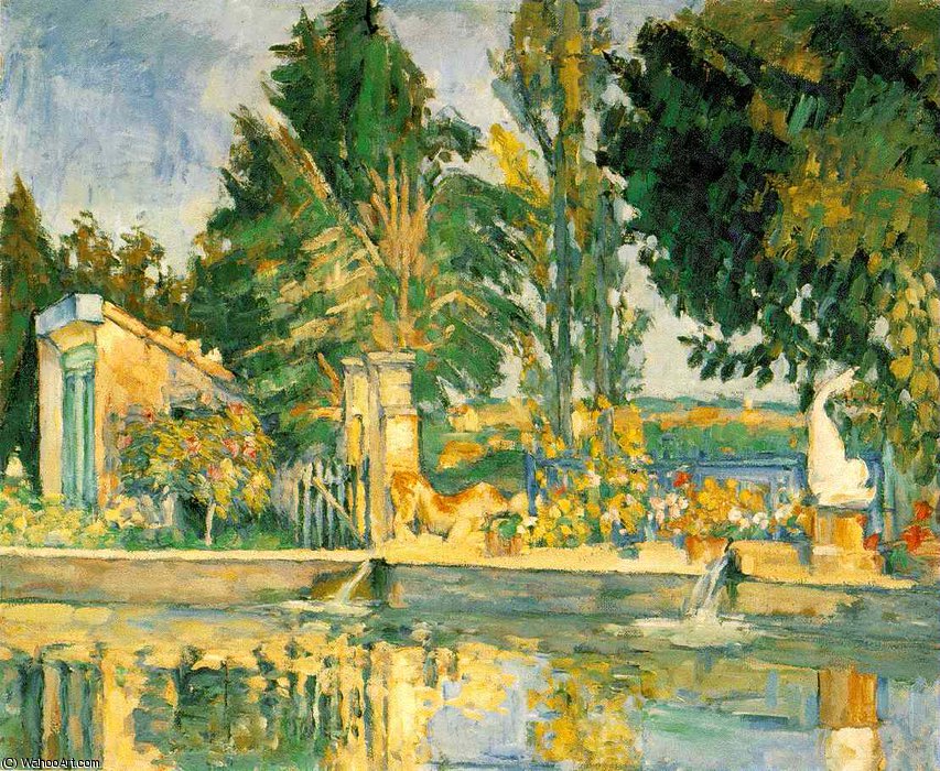 Jas De Buffan, The Pool,c.1876, Eremitaget — Поль Сезанн