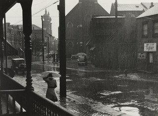 Rain, Pittsburgh, Pennsylvania — John Vachon