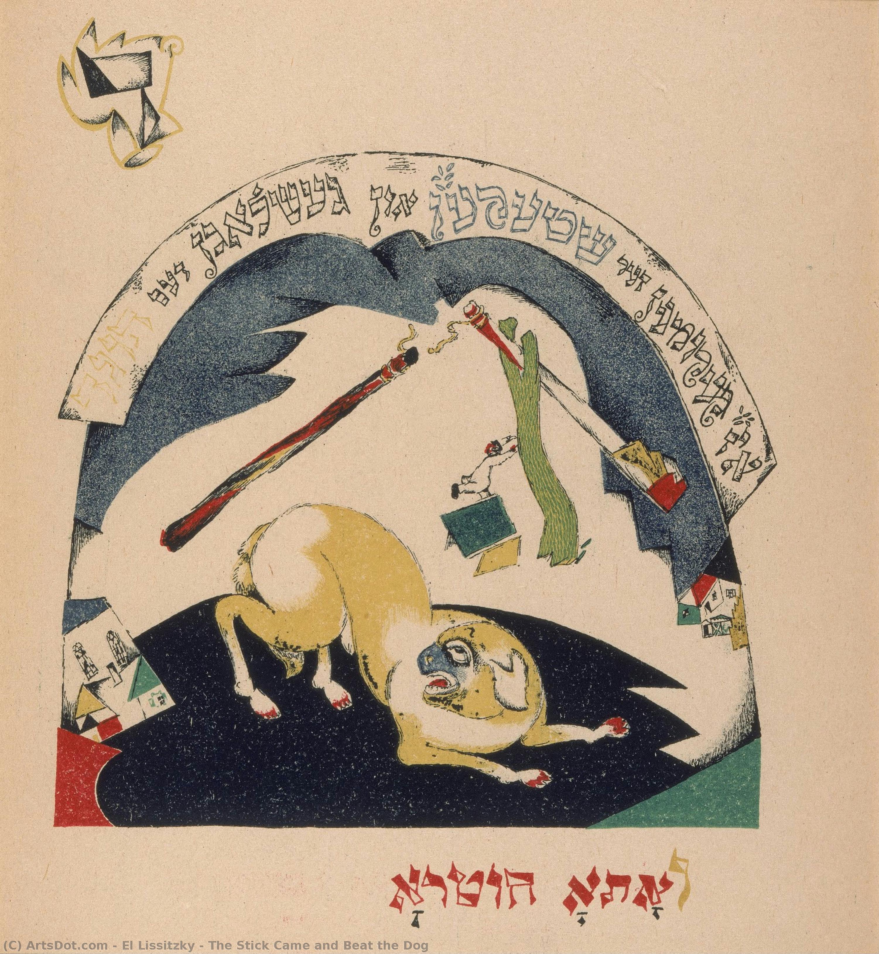 The Stick Came And Beat The Dog — El Lissitzky