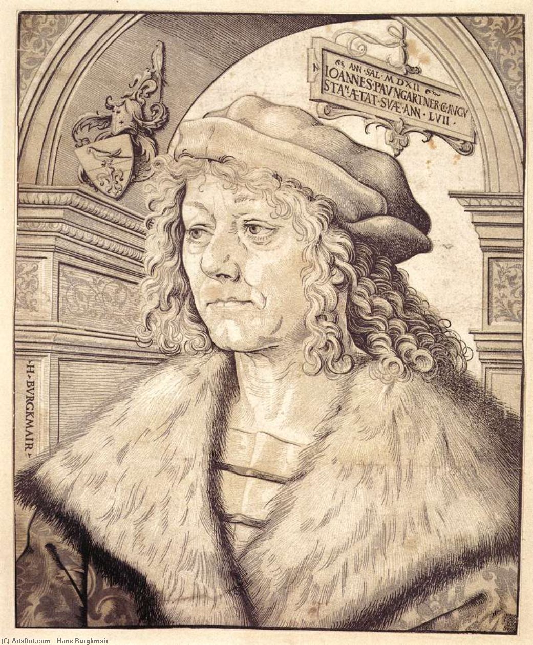 Portrait Of Johannes Paumgartner — Hans Burgkmair
