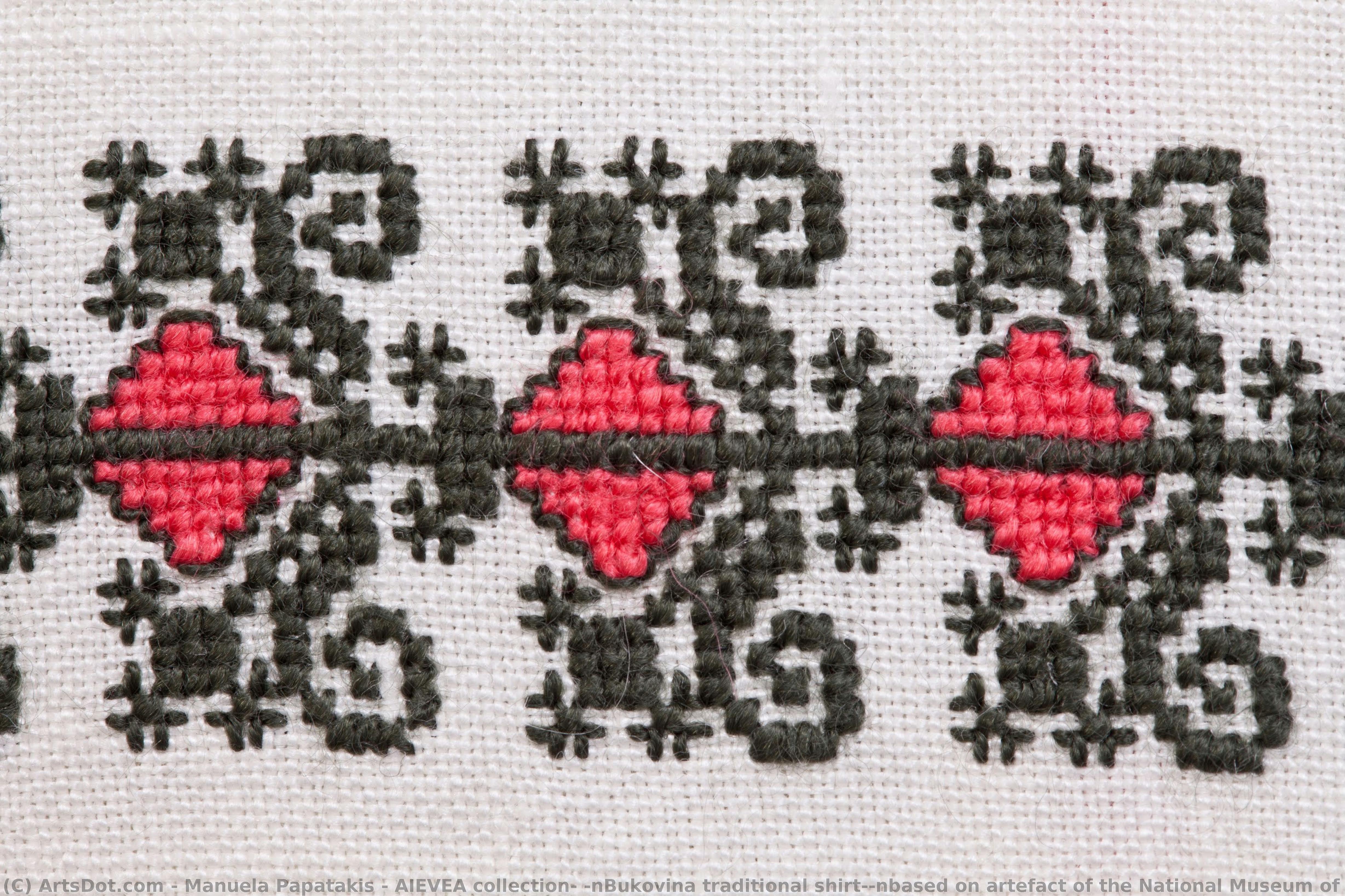 Aievea Collection; \nbukovina Traditional Shirt;\nbased On Artefact Of The National Museum Of The Romanian Peasant — Manuela Papatakis