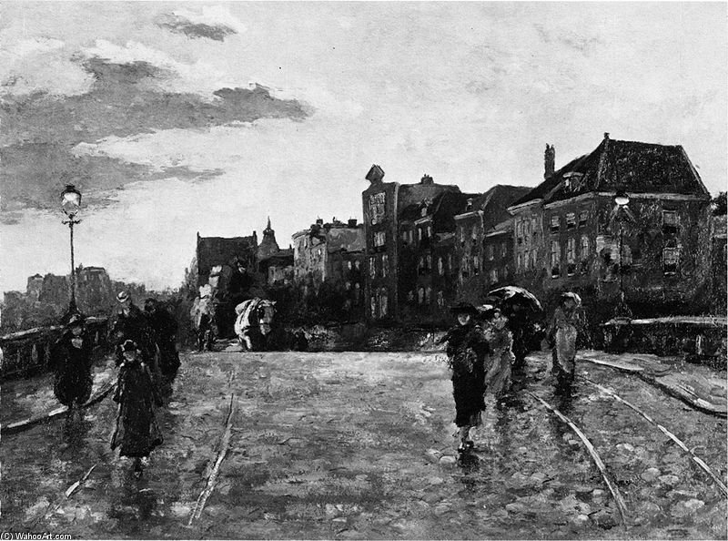 Bridge Over A Canal — Wilhelmus Hendrikus Petrus Johannes Zwart