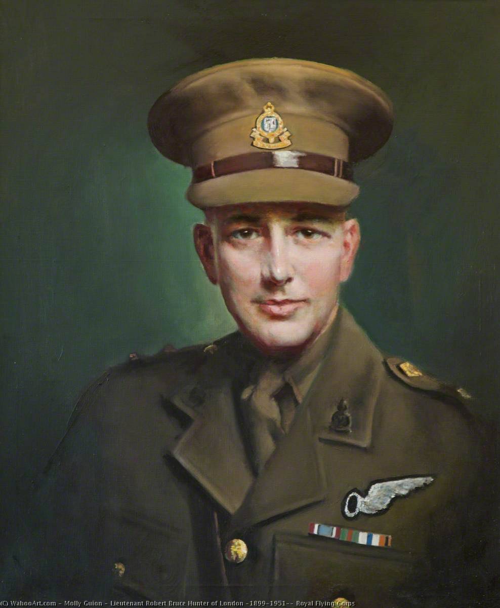 Lieutenant Robert Bruce Hunter Of London (1899–1951), Royal Flying Corps — Molly Guion