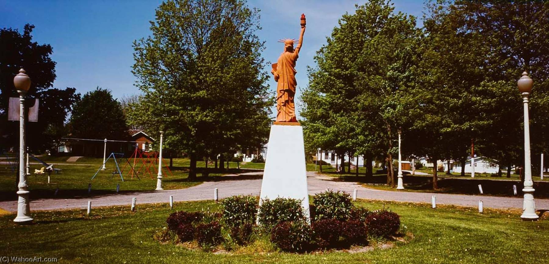 Statue Of Liberty, Salisbury, Missouri, From The Portfolio Statues Of Liberty — Arthur Taussig