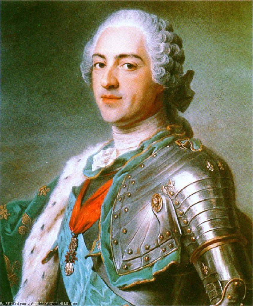 Louis Xv Of France — Maurice Quentin De La Tour