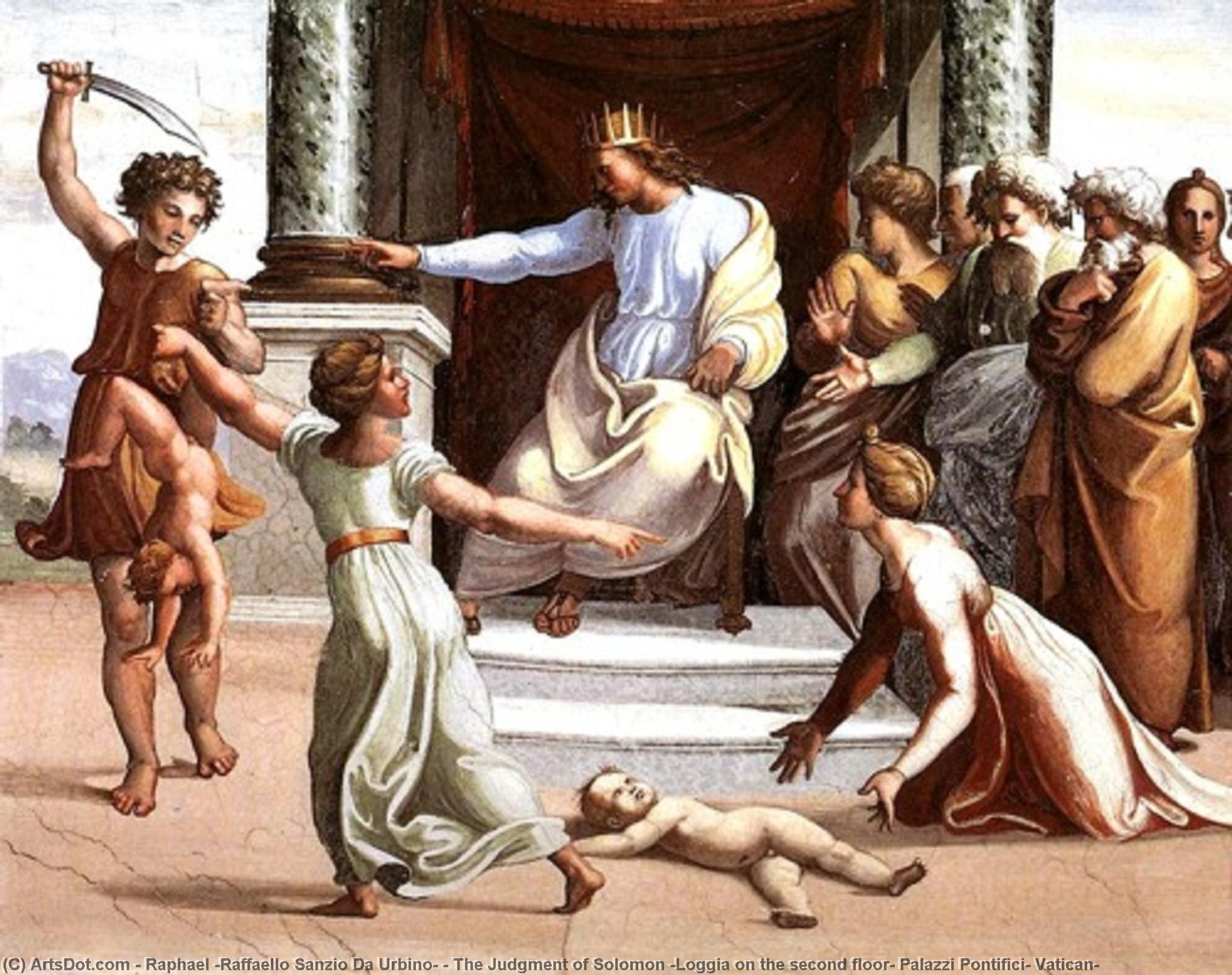 The Judgment Of Solomon (loggia On The Second Floor, Palazzi Pontifici, Vatican) — Raphael