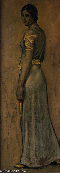 Entry Of King Etzel In Vienna - Maid Of Honor — Albin Egger Lienz