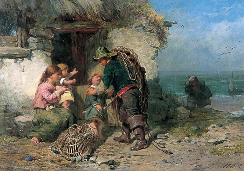 The Fisherman's Return — James John Hill