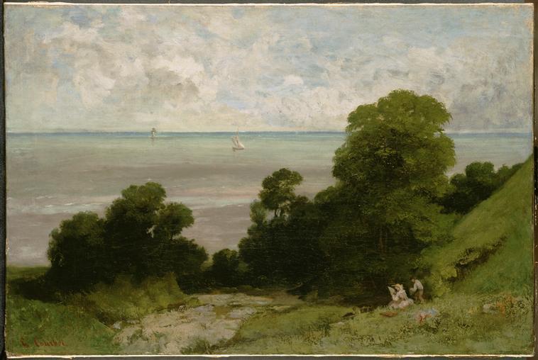 The Embouchment Of Seine — Gustave Courbet