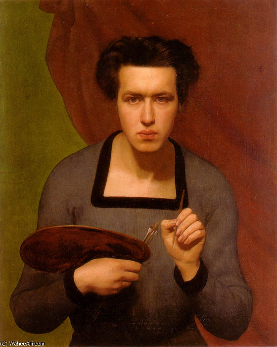 Portrait De L Artiste — Anne François Louis Janmot