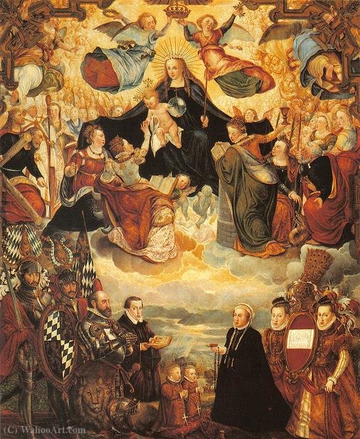 Duke Albrecht V Of Bavaria With His Family — Hans Mielich
