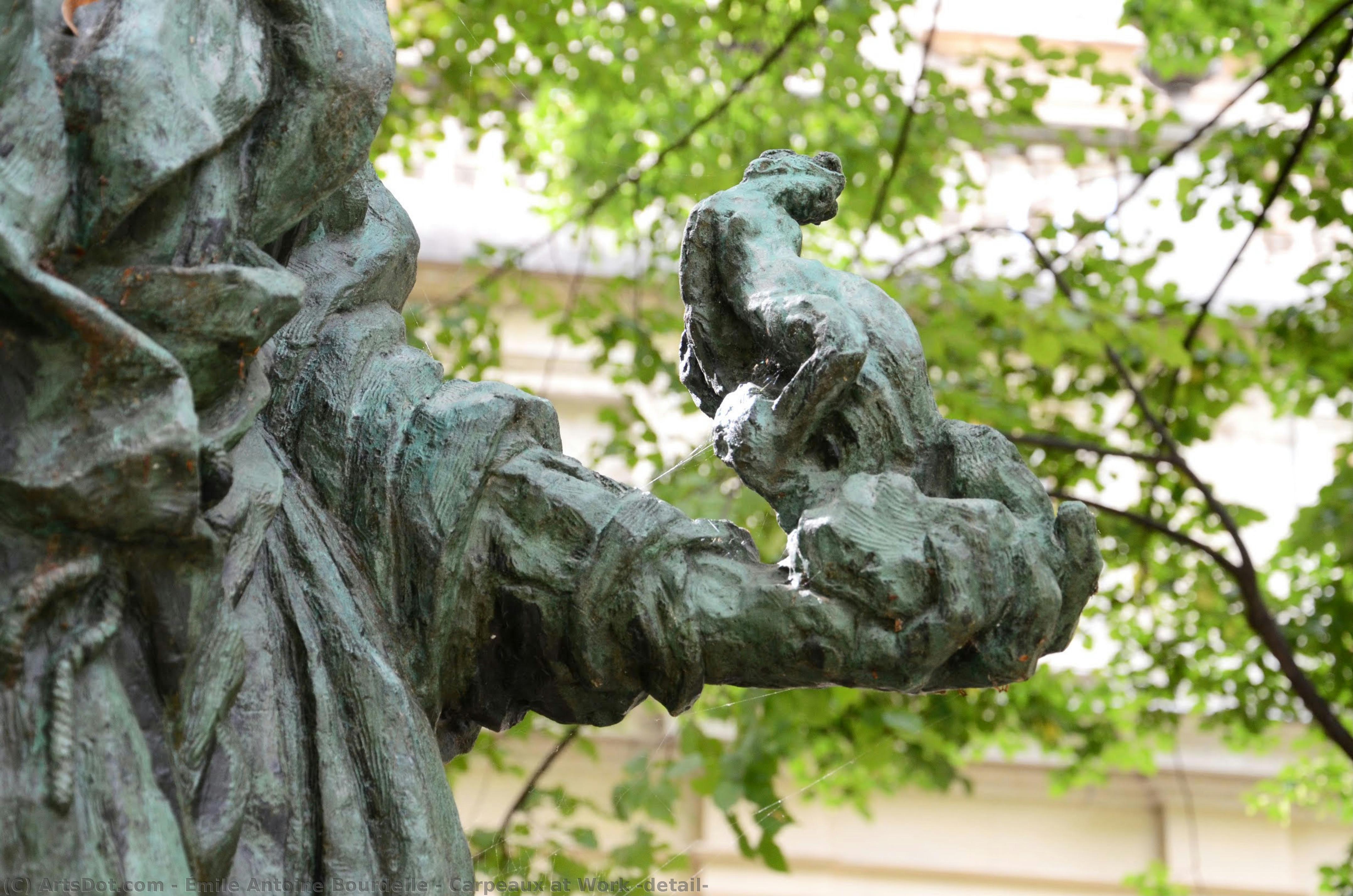 Carpeaux At Work (detail) — Émile Antoine Bourdelle