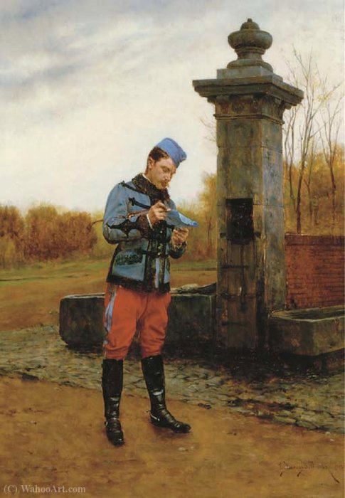 A Letter From Home — Etienne Prosper Berne Bellecour