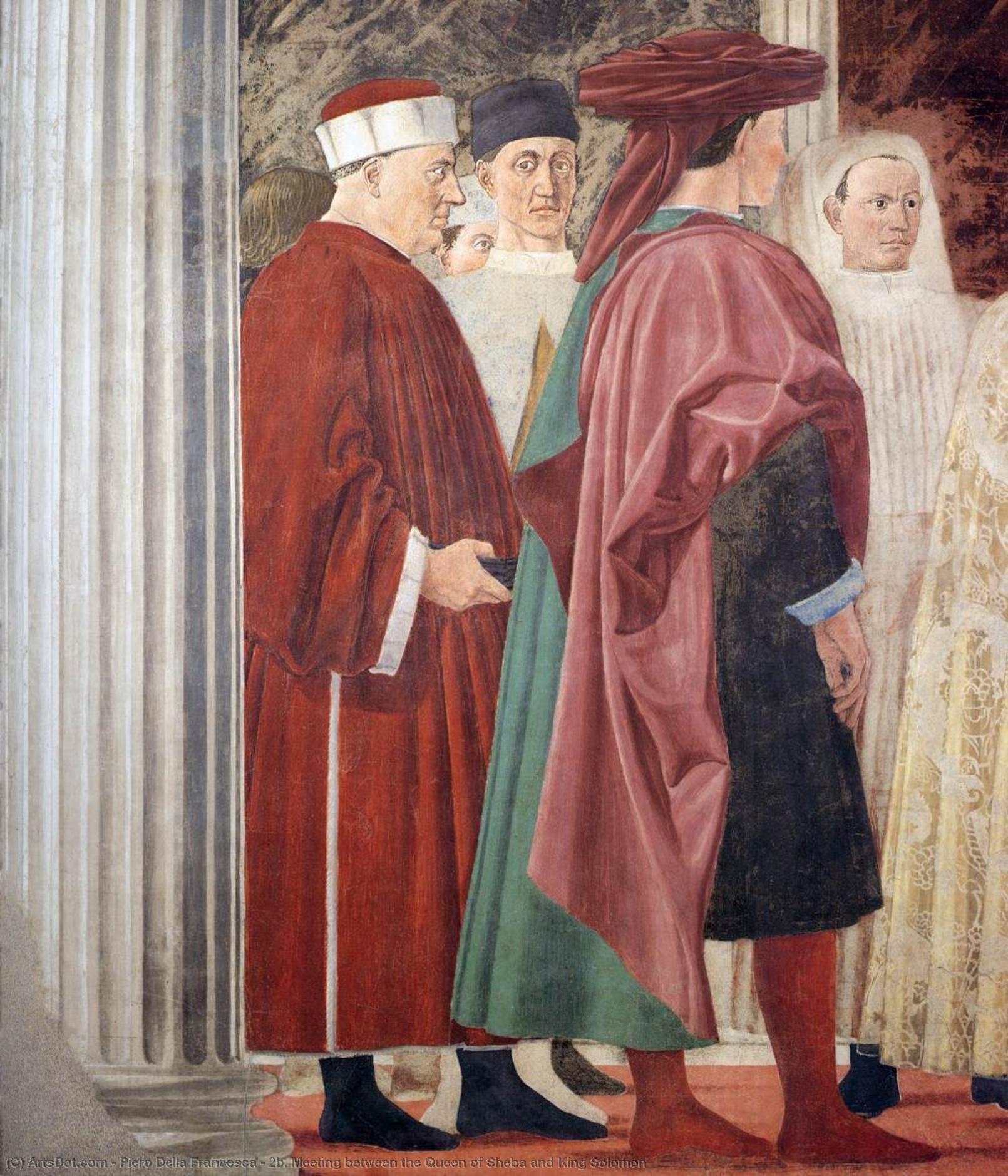 2b. Meeting Between The Queen Of Sheba And King Solomon — Пјеро Дела Франческа