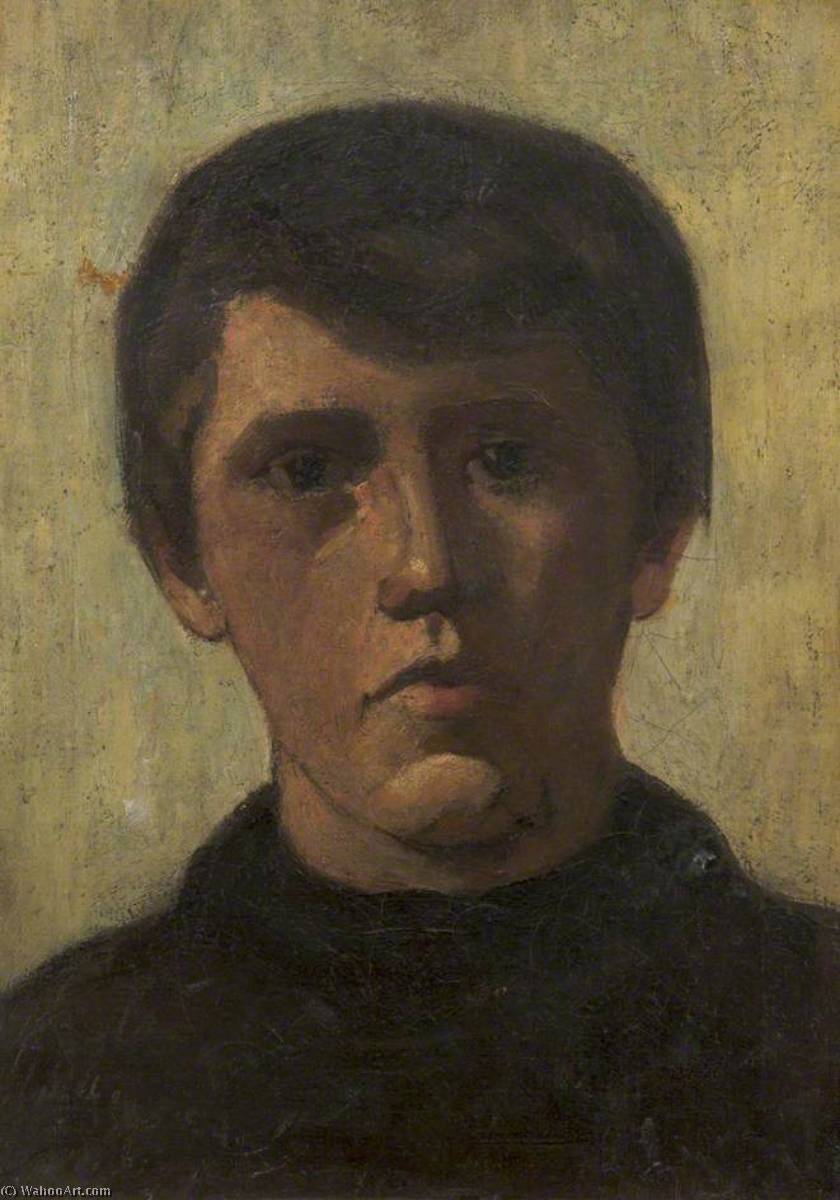 Portrait Of Male Model — Laurence Stephen Lowry