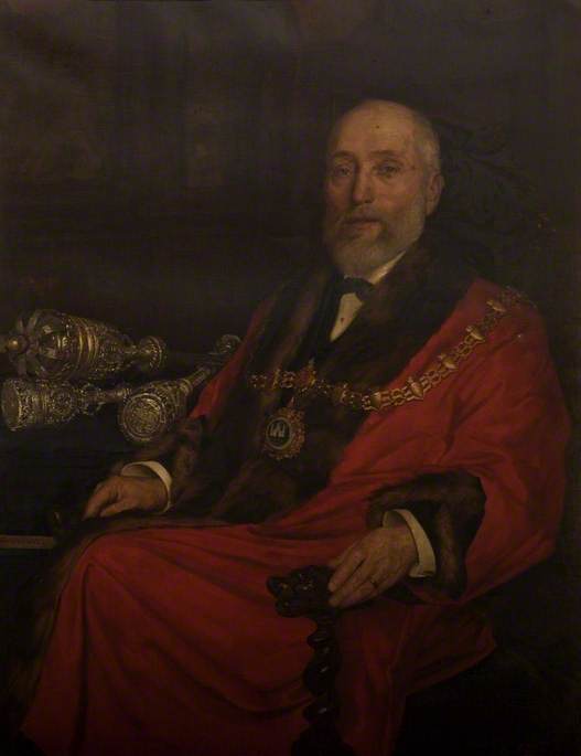 Alderman Charles Foster, Mayor (1890–1896) — Frederick Brueton