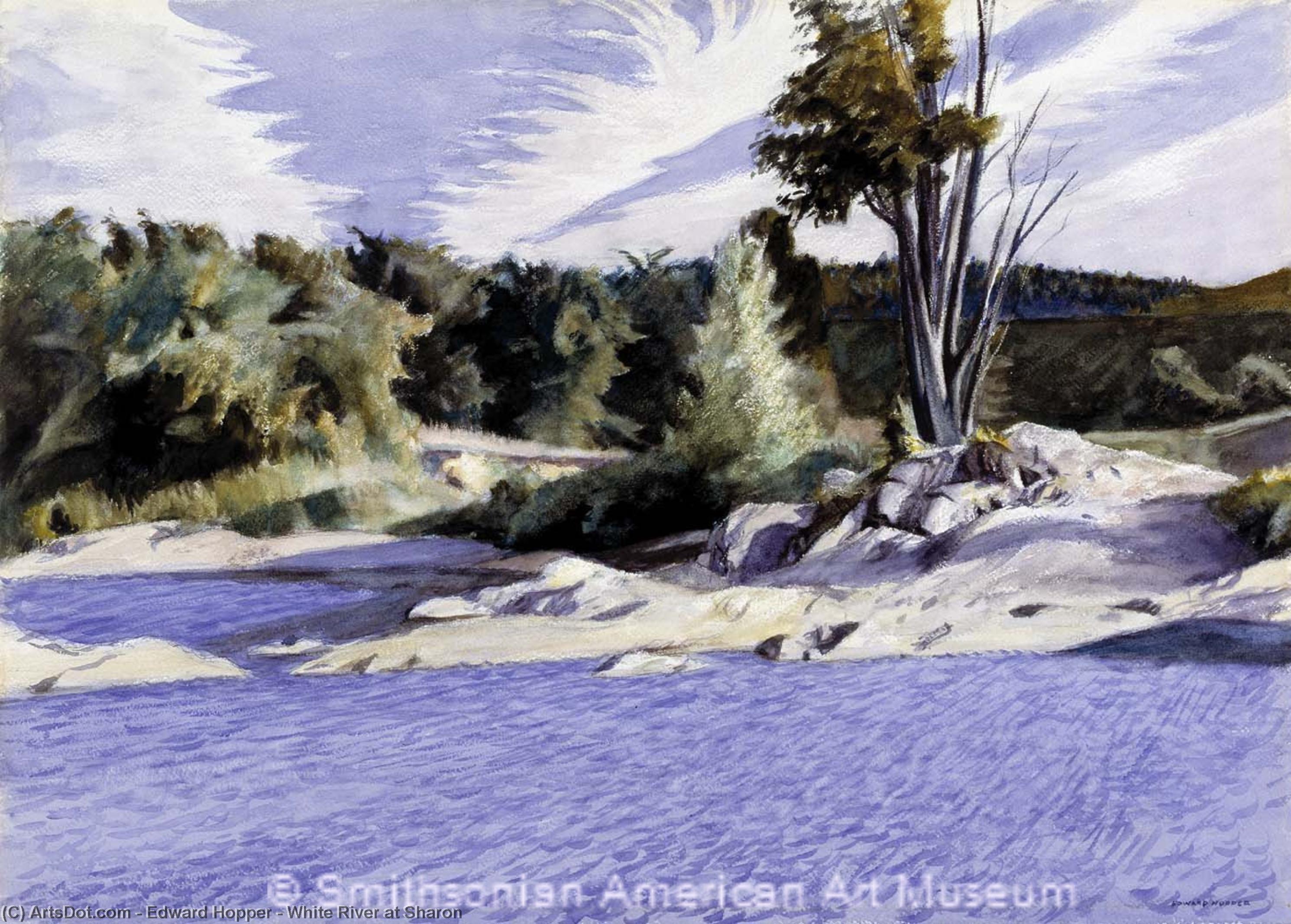 White River At Sharon — Едвард Хопер