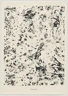 Strewn Earth (sol Jonché) From The Portfolio Theater Of The Earth (théâtre Du Sol) From Phenomena (les Phénomènes) — Jean Philippe Arthur Dubuffet