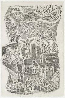 Nontransparent Monument (stele 3) — Cai Guo-qiang