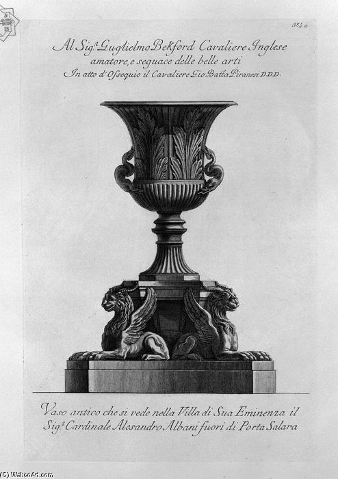 Antique Vase Of Marble (villa Albani) — Giovanni Battista Piranesi