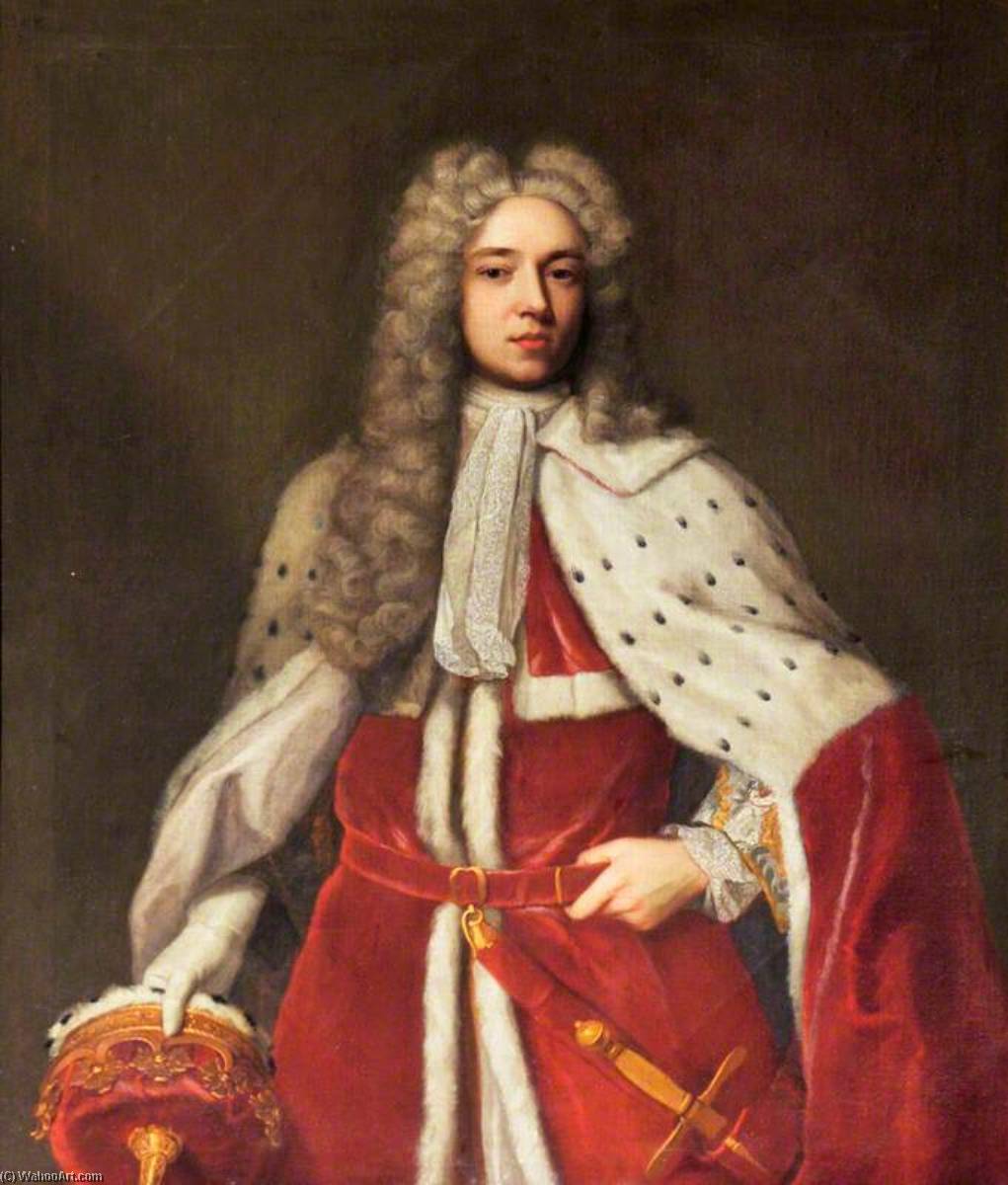 Henry Somerset (1684–1714), 2nd Duke Of Beaufort, Kg, In Ducal Robes — Michael Dahl