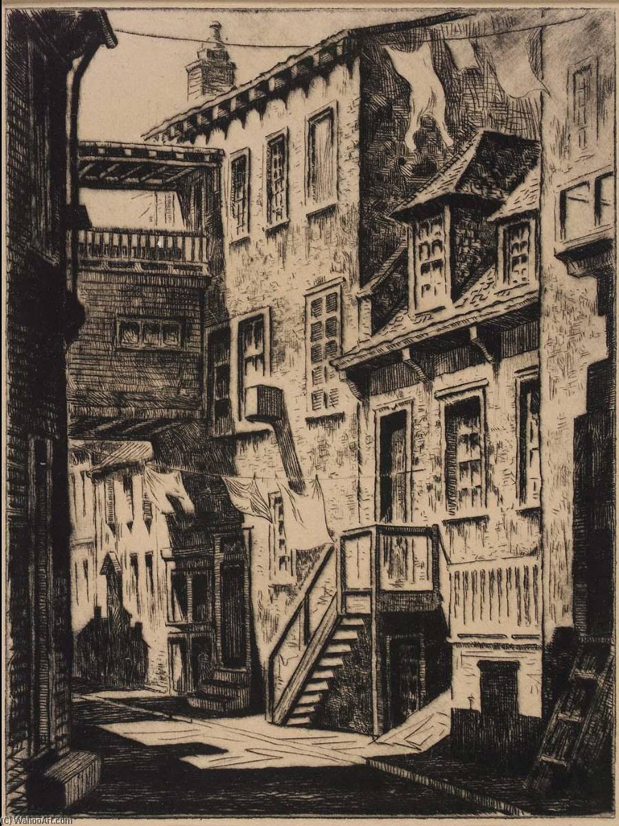 Rue Sous Le Cap, Quebec — George A Bradshaw
