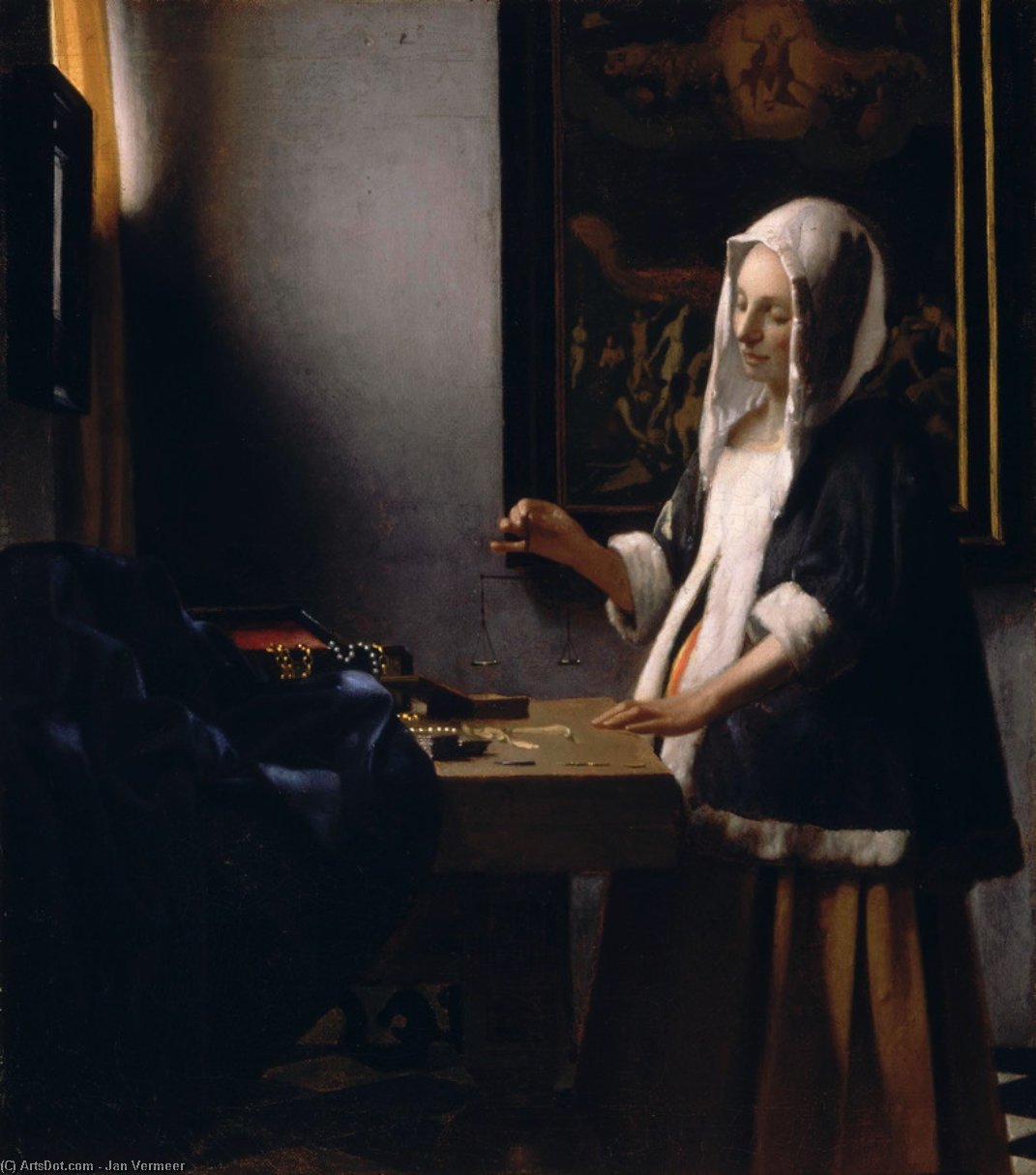 Mujer Leyendo Una Carta — Johannes Vermeer