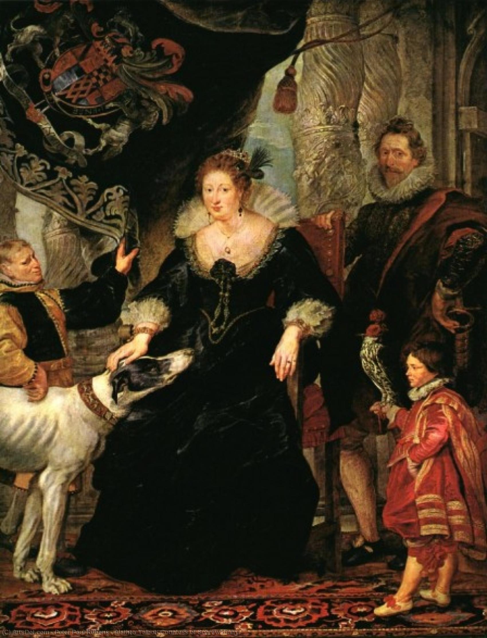 Alathea Talbot, Countess Of Schrewsburry — Peter Paul Rubens