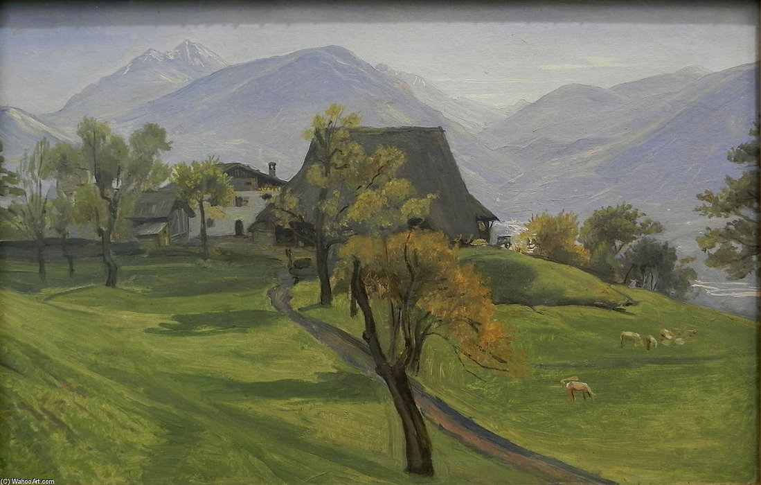 Meraner Bauernhof — Friedrich Wasmann