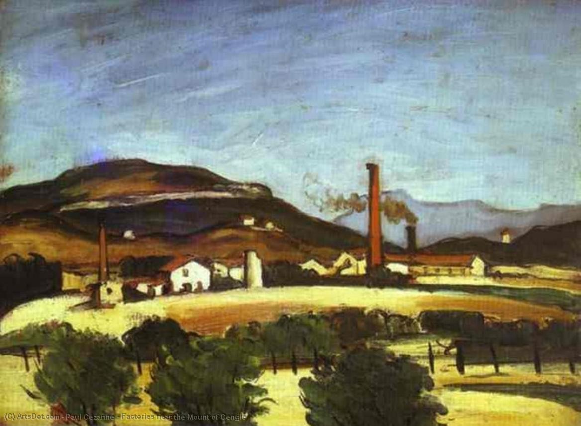 Fabriken In Der Nähe Des Cenglebergs — Paul Cézanne