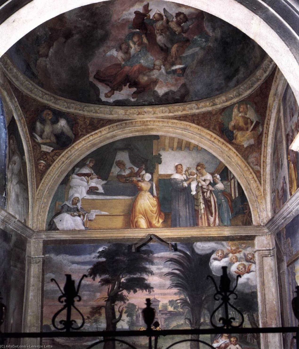 Scenes From The Life Of The Virgin — Lorenzo Lotto