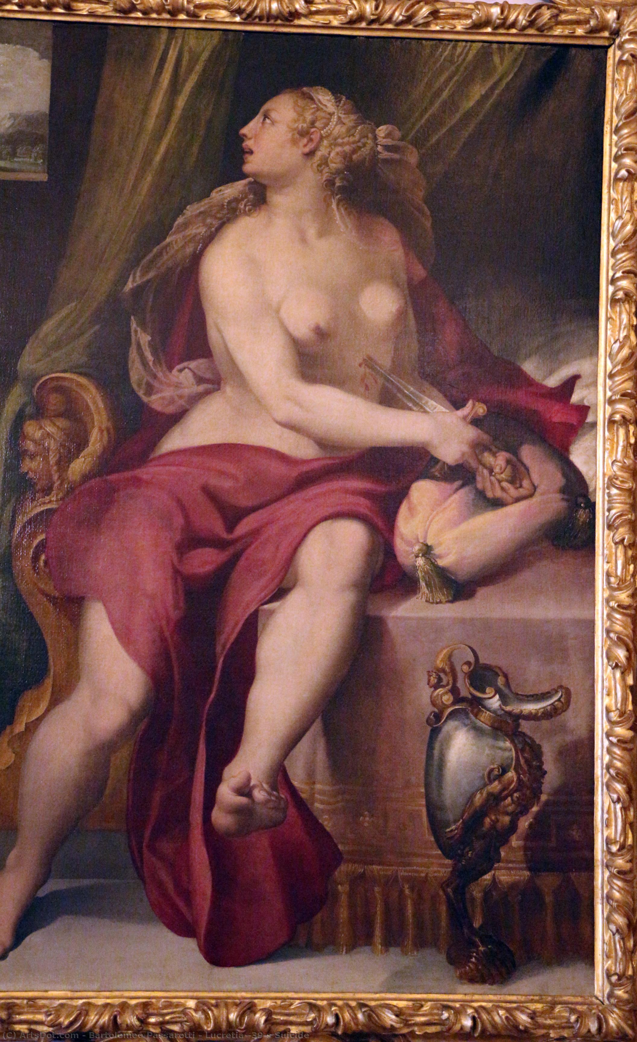 Lucretia's Suicide — Bartolomeo Passarotti