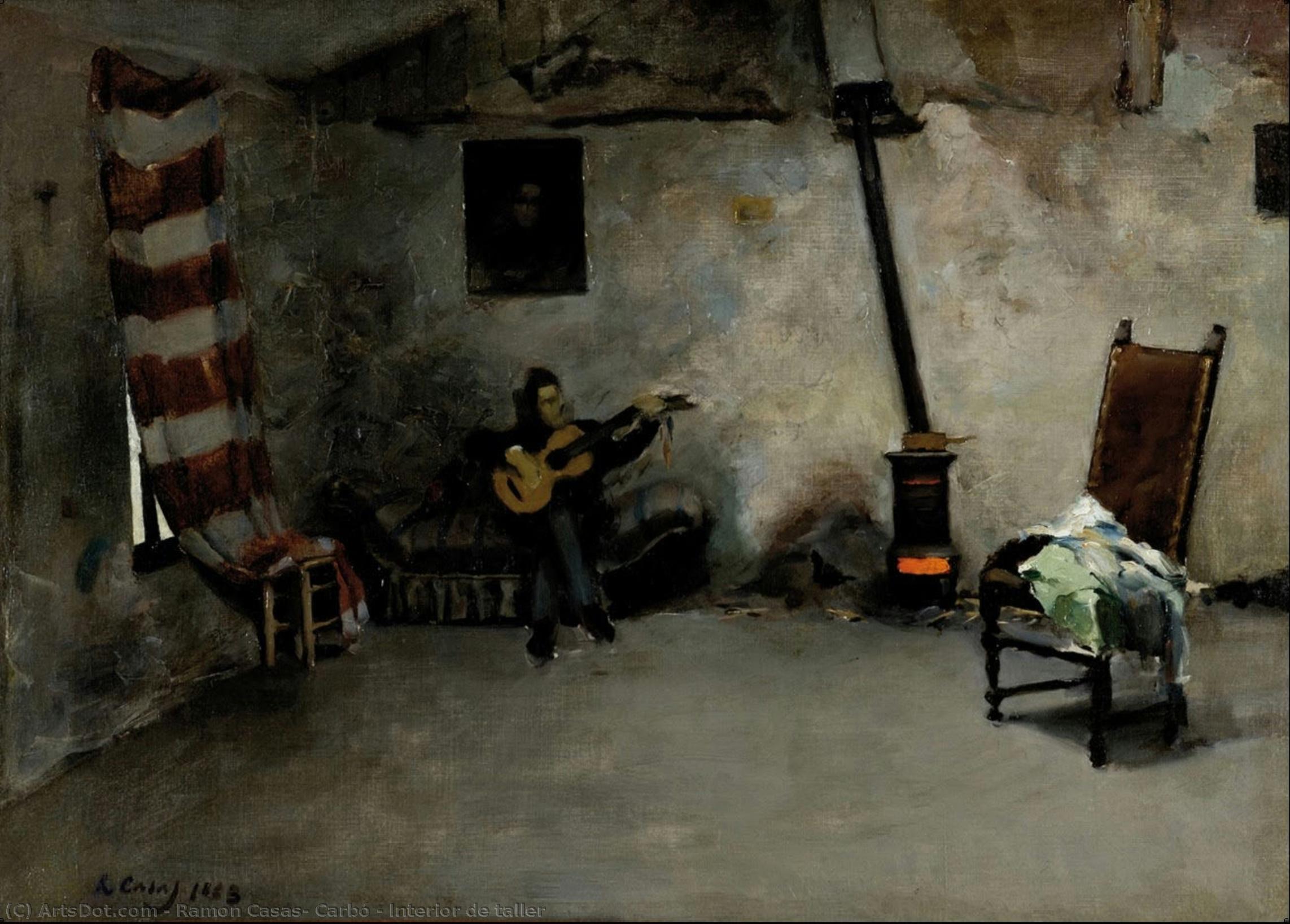 Interior De Taller — Ramon Casas Carbó
