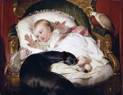 Victoria, Princess Royal, With Eos — Sir Edwin Henry Landseer