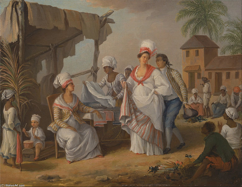 Market Day, Roseau, Dominica — Agostino Brunias