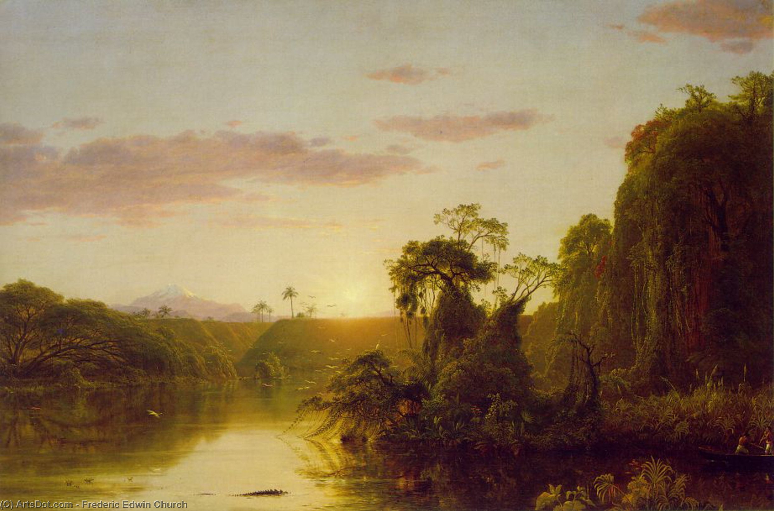La Magdalena (also Known As Scene On The Magdalena) — Frederic Edwin Church