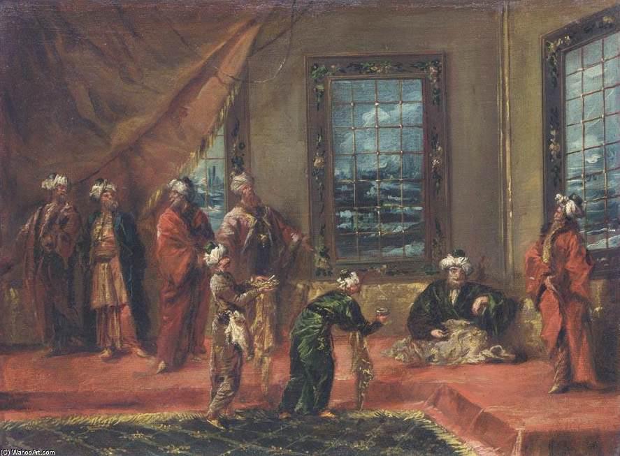 The Sultan Being Brought Food And Drink — Gianantonio Guardi