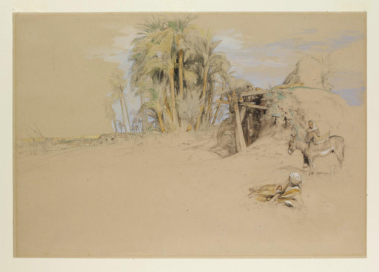 Rural Scene In Upper Egypt, On The Banks Of The Nile — John Frederick Lewis
