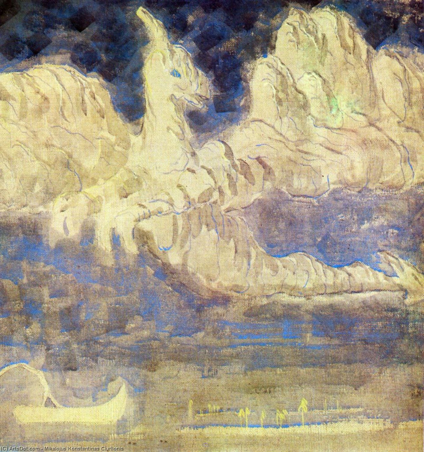 Journey Of The Prince (ii) — Mikalojus Konstantinas Čiurlionis