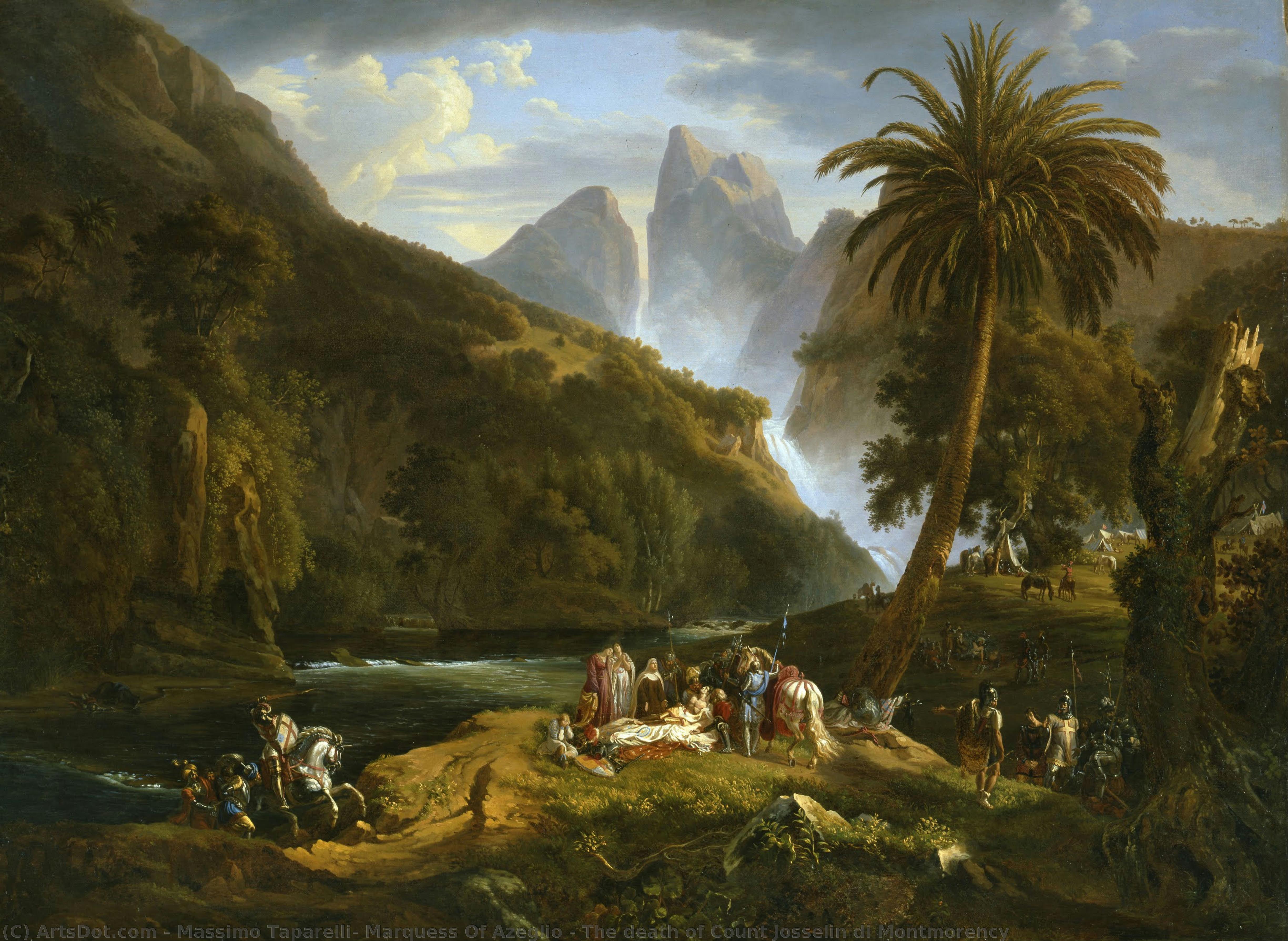 The Death Of Count Josselin Di Montmorency — Massimo Taparelli D'azeglio
