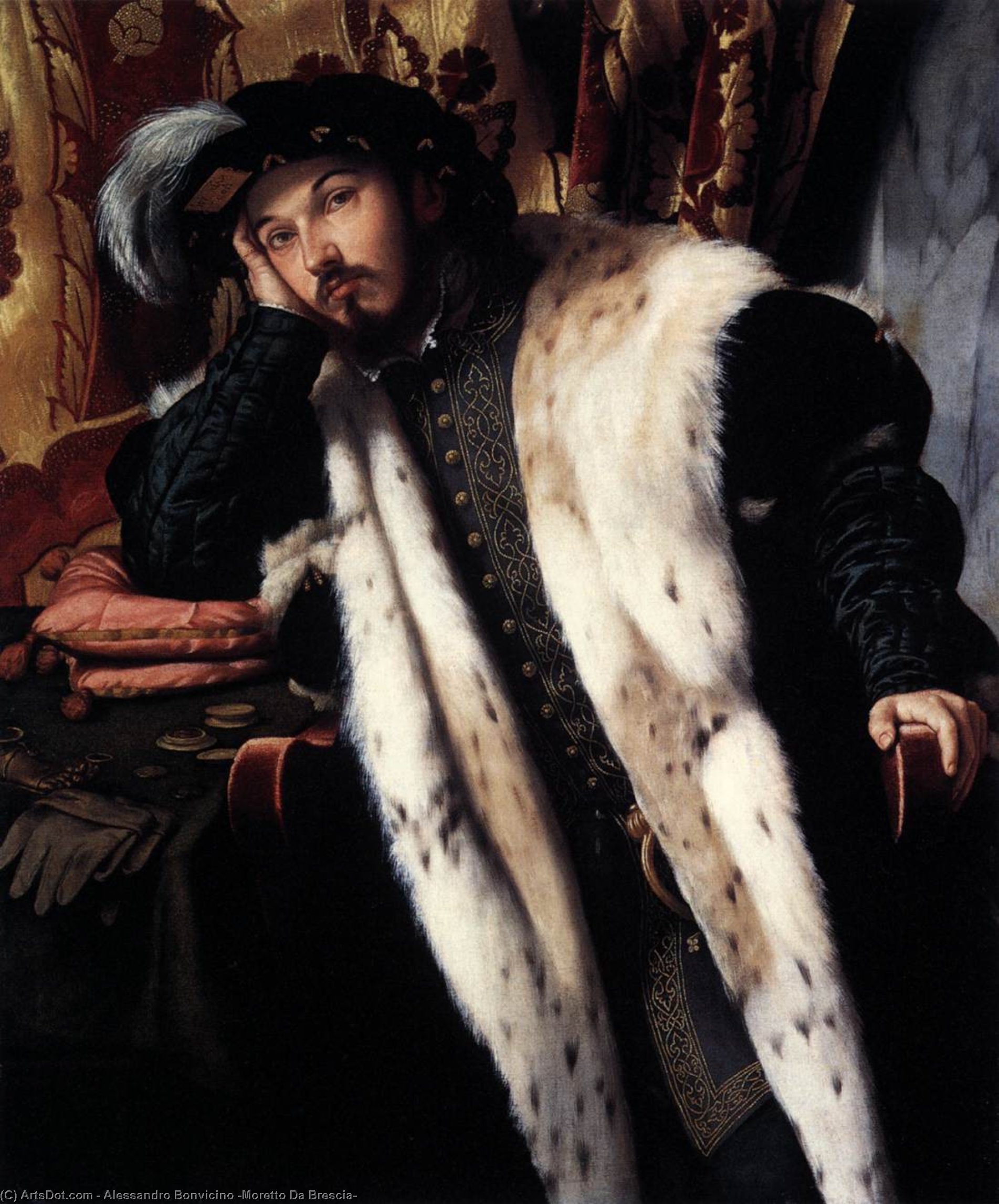 Count Fortunato Martinengo Cesaresco — Alessandro Bonvicino (moretto Da Brescia)