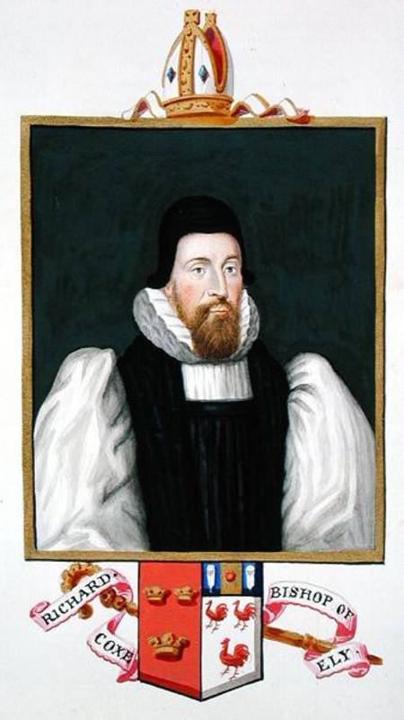 Portrait Of Richard Cox Bishop Of Ely From 'memoirs Of The Court Of Queen Elizabeth — Sarah Countess Of Essex
