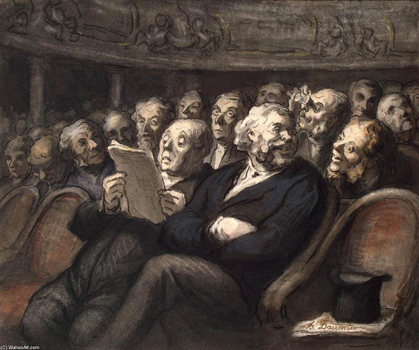 Intermission At The Comédie Française — Honoré Daumier