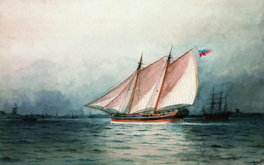 Sailing Ship — Ivan Konstantinovich Aivazovsky