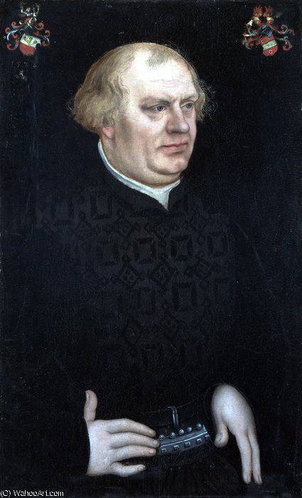 Portrait Of A Man, Probably Johann Feige — Lucas Cranach The Elder