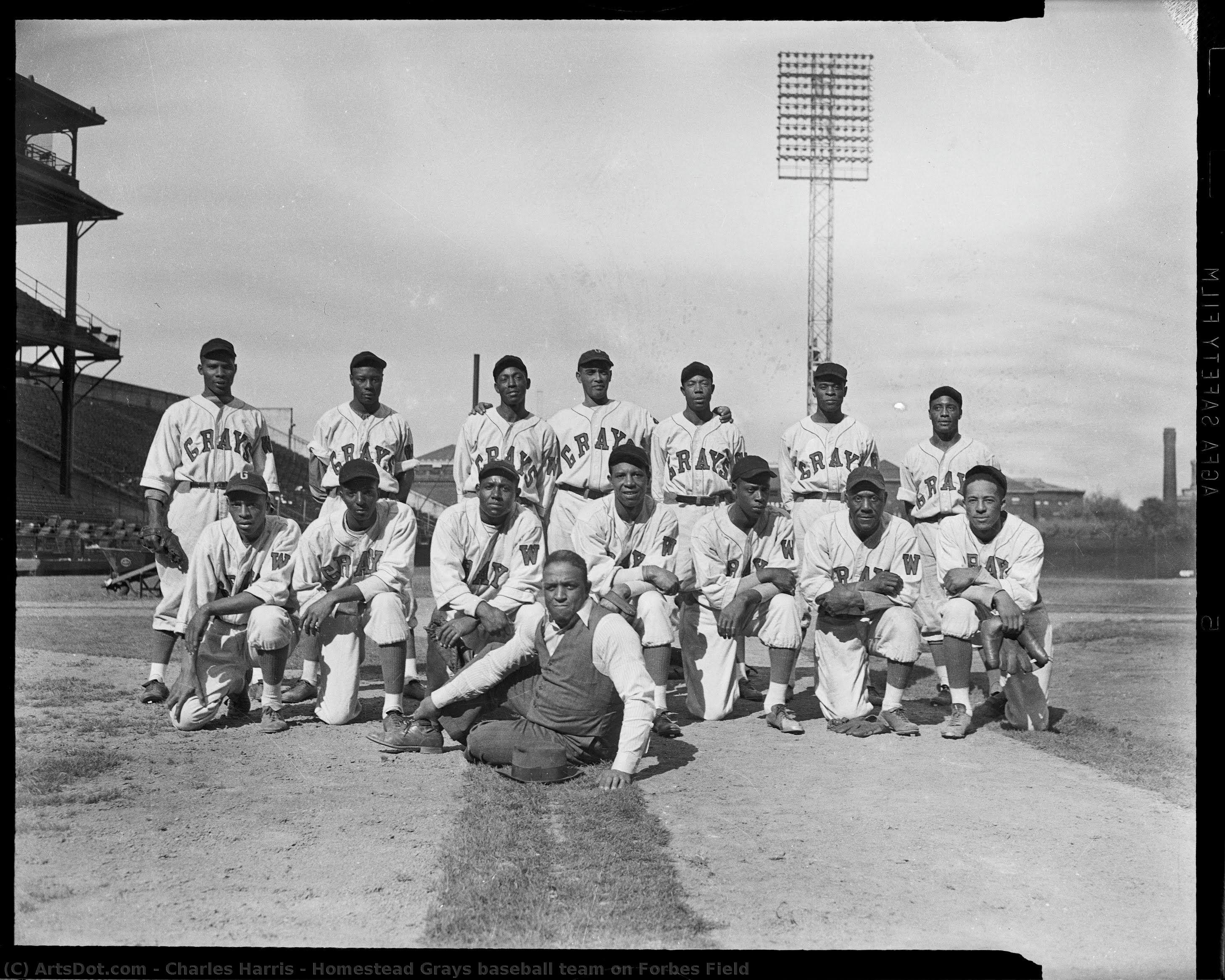 Homestead Grays Baseball Team On Forbes Field — Charles Harris